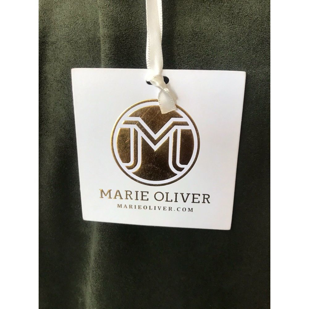 Marie Oliver Andi Suede Fringe Dress- Forest Green - Picture 4 of 4